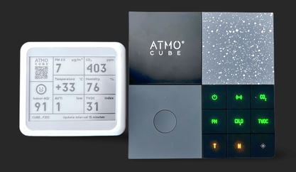 Atmocube with optional E-INK Display