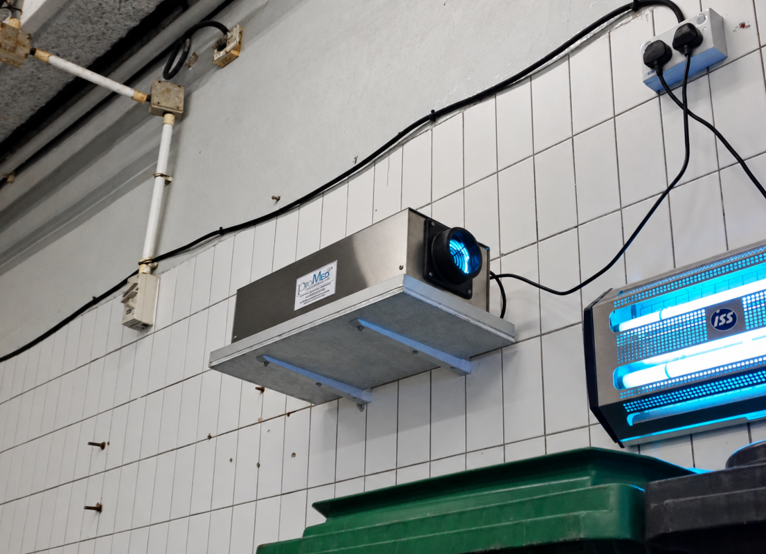 SG-3000 installation at Singapore Shopping Centre's Bin Centre.